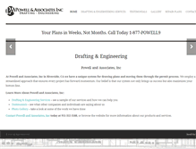 Tablet Screenshot of powellandassoc.com